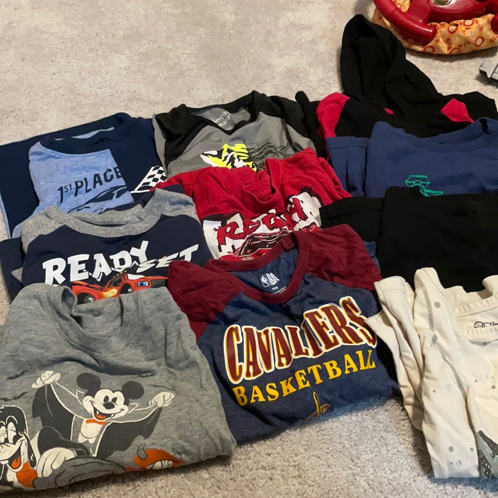 Long sleeve boy 5t shirts